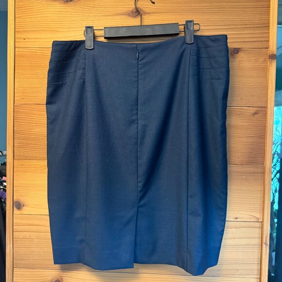 The Limited Collection Pencil Skirt Navy Blue - Picture 4 of 7